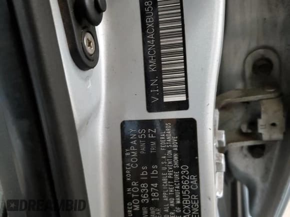 ✅ 2011 Hyundai Accent GLS • VIN: KMHCN4ACXBU586230 • Лот: 45778525. Опубликован ранее на Copart с пробегом 129 980 миль. Бесплатный доступ к архиву аукционных продаж из США и подробный отчёт об истории автомобиля на DreamBid. Изображение 12.