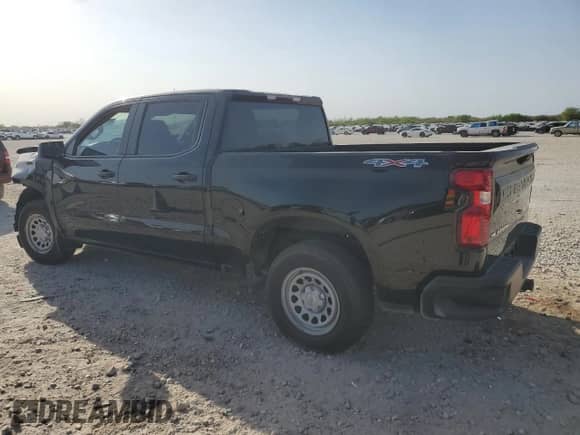 2022 Chevrolet Silverado 1500 Work Truck with VIN 1GCPDAEK1NZ615095, listed as a Copart auction lot 50160885 with 4,949 mi miles and Salvage title. Bid and sale history available at DreamBid. Image 2.