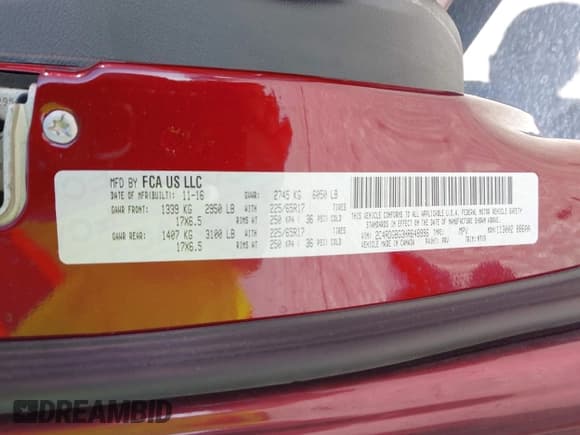 ✅ 2017 Dodge Grand Caravan SE • VIN: 2C4RDGBG3HR648996 • Lot: 39329230. Wystawiony na IAAI z przebiegiem 108 260 mil. Bezpłatny archiwum sprzedaży aukcyjnych z USA i szczegółowy raport historii pojazdu na DreamBid. Zdjęcie 9.