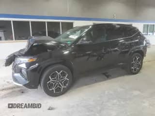 2022 Hyundai Tucson N Line z VIN KM8JFCAE9NU171257, wystawiony jako Copart lot #69543945 z przebiegiem 43 655 mil mil oraz Szkoda całkowita • Salvage title. Historia ofert i sprzedaży dostępna na DreamBid. Obrazek 1.