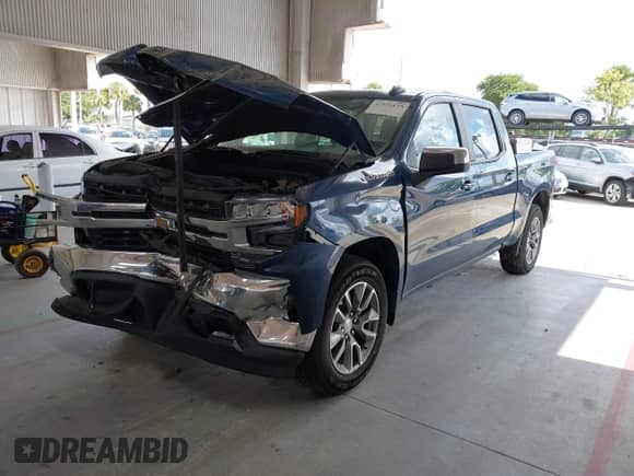 2022 Chevrolet Silverado 1500 LT z VIN 1GCPWCED0NZ157010, wystawiony jako IAAI lot #42592135 z przebiegiem 73 037 mil mil oraz . Historia ofert i sprzedaży dostępna na DreamBid. Obrazek 2.