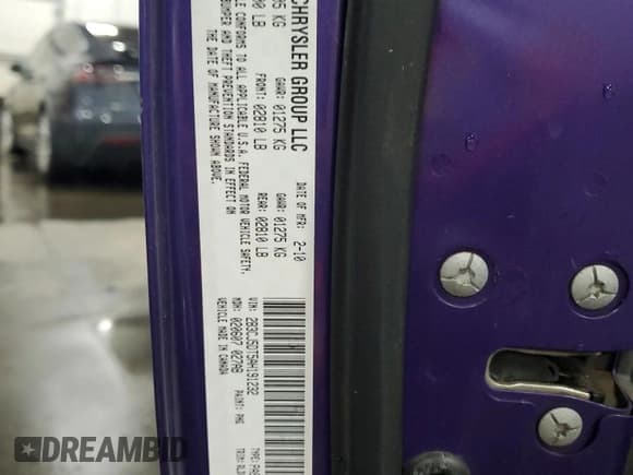 ✅ 2010 Dodge Challenger R/T Classic • VIN: 2B3CJ5DT5AH191232 • Лот: 85715025. Опубликован ранее на Copart с пробегом 147 412 миль. Бесплатный доступ к архиву аукционных продаж из США и подробный отчёт об истории автомобиля на DreamBid. Изображение 12.