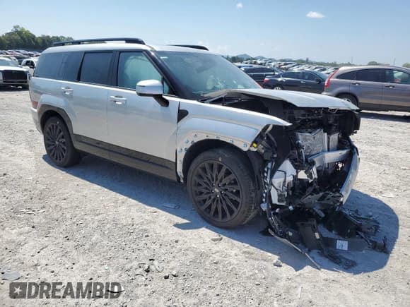 ✅ 2025 Hyundai Santa Fe Calligraphy • VIN: 5NMP54GLXSH126800 • Lot: 69210265. Listed on Copart with 2,694 mi. Free auction sales archive from the USA and detailed vehicle history report at DreamBid. Image 4.