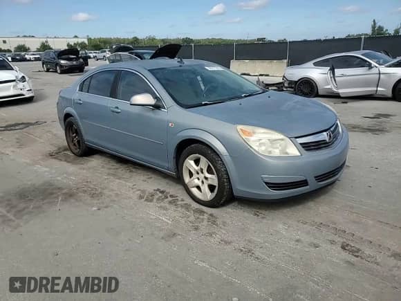 2008 Saturn Aura XE with VIN 1G8ZS57N08F199196, listed as a Copart auction lot 90277365 with 127,612 mi miles and Salvage title. Bid and sale history available at DreamBid. Image 13.