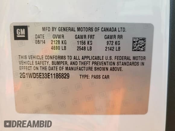 ✅ 2014 Chevrolet Impala Police Police • VIN: 2G1WD5E33E1186829 • Lot: 81985255. Wystawiony na Copart z przebiegiem 100 843 mil. Bezpłatny archiwum sprzedaży aukcyjnych z USA i szczegółowy raport historii pojazdu na DreamBid. Zdjęcie 12.