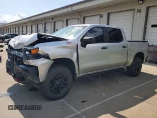 2019 Chevrolet Silverado 1500 Custom Trail Boss with VIN 3GCPYCEF9KG142030, listed as a Copart auction lot 68829135 with 73,310 mi miles and Salvage title. Bid and sale history available at DreamBid. Image 1.