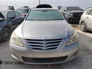 2011 Hyundai Genesis z VIN KMHGC4DF7BU129176, wystawiony jako Copart lot #75572634 z przebiegiem Nie podano mil oraz Szkoda całkowita • Salvage title. Historia ofert i sprzedaży dostępna na DreamBid. Obrazek 5.