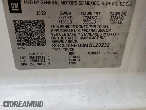 ✅ 2021 Chevrolet Silverado 1500 RST • VIN: 3GCUYEED3MG123232 • Lot: 66660014. Wystawiony na Copart z przebiegiem 41 187 mil. Bezpłatny archiwum sprzedaży aukcyjnych z USA i szczegółowy raport historii pojazdu na DreamBid. Zdjęcie 13.