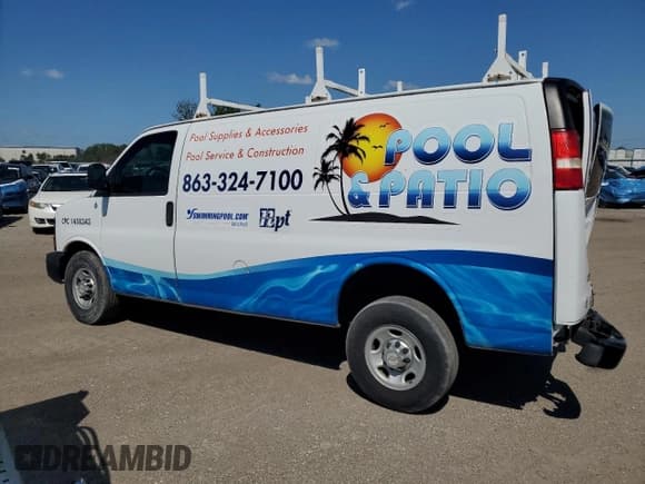 ✅ 2014 Chevrolet Express Cargo • VIN: 1GCWGFBA3E1147865 • Lot: 51949675. Listed on Copart with 128,578 mi. Free auction sales archive from the USA and detailed vehicle history report at DreamBid. Image 4.