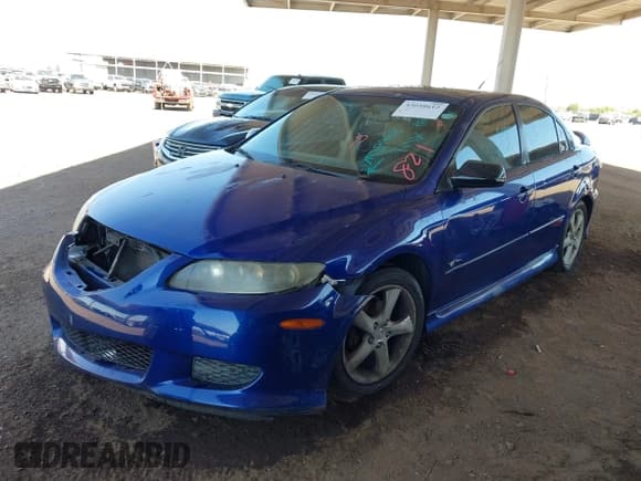 ✅ 2005 Mazda 6 Sport S • VIN: 1YVHP84D355M39868 • Lot: 43058612. Listed on IAAI with 133,540 mi. Free auction sales archive from the USA and detailed vehicle history report at DreamBid. Image 2.