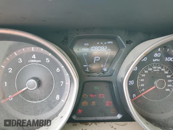 ✅ 2013 Hyundai Elantra GLS • VIN: 5NPDH4AE8DH217784 • Lot: 66217975. Listed on Copart with 108,082 mi. Free auction sales archive from the USA and detailed vehicle history report at DreamBid. Image 9.