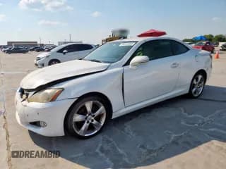 ✅ 2010 Lexus IS 250 C • VIN: JTHFF2C23A2513121 • Lot: 80872265. Listed on Copart with 136,783 mi. Free auction sales archive from the USA and detailed vehicle history report at DreamBid. Image 1.
