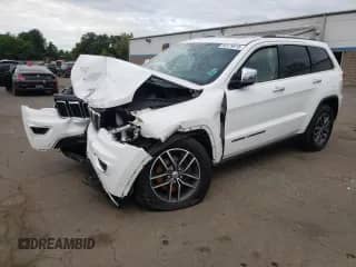 2017 Jeep Grand Cherokee Limited with VIN 1C4RJFBG0HC826147, listed as a Copart auction lot 69179515 with 128,072 mi miles and Salvage title. Bid and sale history available at DreamBid. Image 1.