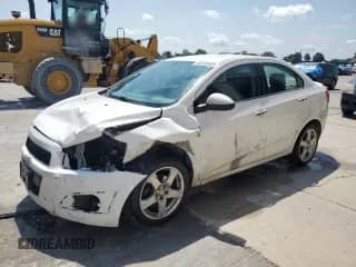 2016 Chevrolet Sonic LTZ with VIN 1G1JE5SB8G4135515, listed as a Copart auction lot 65235535 with 133,379 mi miles and Salvage title. Bid and sale history available at DreamBid. Image 1.