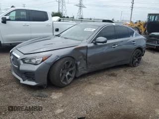 ✅ 2016 Infiniti Q50 Red Sport 400 • VIN: JN1FV7AR1GM451543 • Lot: 64544365. Listed on Copart with 127,473 mi. Free auction sales archive from the USA and detailed vehicle history report at DreamBid. Image 1.