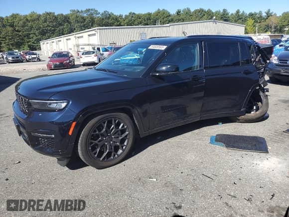 ✅ 2024 Jeep Grand Cherokee Summit Reserve • VIN: 1C4RJKEG3R8928163 • Lot: 84608565. Listed on Copart with 15,615 mi. Free auction sales archive from the USA and detailed vehicle history report at DreamBid. Image 1.