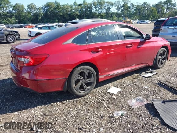 2018 Honda Accord EX-L with VIN 1HGCV1F52JA210264, listed as a IAAI auction lot 42537112 with 110,638 mi miles and . Bid and sale history available at DreamBid. Image 4.