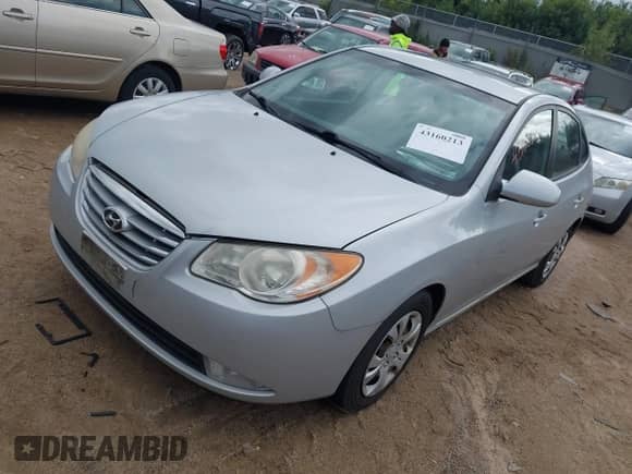 2010 Hyundai Elantra SE with VIN KMHDU4AD2AU099442, listed as a IAAI auction lot 43160213 with 142,346 mi miles and . Bid and sale history available at DreamBid. Image 2.