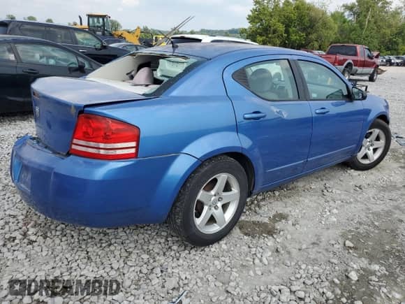 2008 Dodge Avenger SE с VIN 1B3LC46K48N647098, выставлен на аукционе Copart как лот 64782024 с пробегом 151 300 миль миль и Списание • Salvage title. История ставок и продаж доступна на DreamBid. Изображение 3.