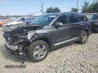 2022 Hyundai Santa Fe SEL z VIN 5NMS3DAJ5NH405731, wystawiony jako Copart lot #80673995 z przebiegiem 76 636 mil mil oraz Szkoda całkowita • Salvage title. Historia ofert i sprzedaży dostępna na DreamBid. Obrazek 1.