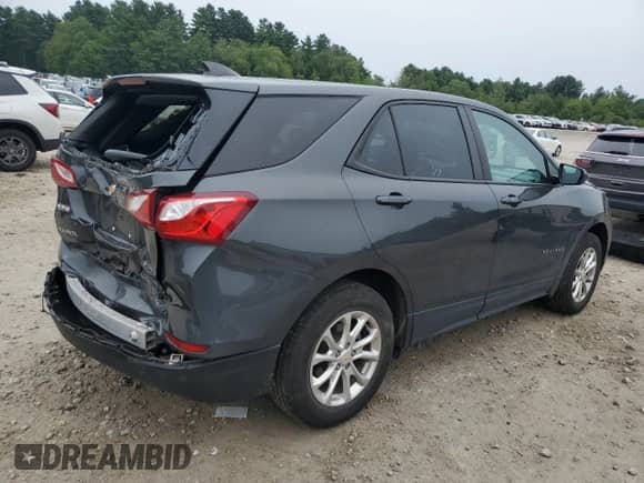 2020 Chevrolet Equinox LS z VIN 2GNAX5EV9L6237820, wystawiony jako Copart lot #67648135 z przebiegiem 123 441 mil mil oraz Szkoda całkowita • Salvage title. Historia ofert i sprzedaży dostępna na DreamBid. Obrazek 3.