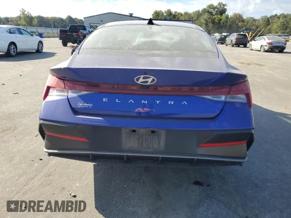 ✅ 2025 Hyundai Elantra SEL Convenience • VIN: KMHLS4DG0SU877293 • Lot: 82249575. Listed on Copart with 10,254 mi. Free auction sales archive from the USA and detailed vehicle history report at DreamBid. Image 6.