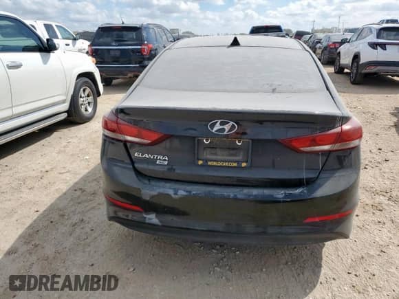 2017 Hyundai Elantra SE with VIN KMHD74LF0HU311447, listed as a Copart auction lot 85121675 with Not provided miles and Salvage title. Bid and sale history available at DreamBid. Image 6.