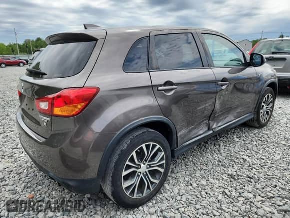 2017 Mitsubishi Outlander SE with VIN JA4AR3AW6HZ025033, listed as a Copart auction lot 61746605 with 44,801 mi miles and Salvage title. Bid and sale history available at DreamBid. Image 3.