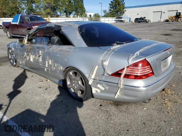 ✅ 2003 Mercedes-Benz CL 500 • VIN: WDBPJ75JX3A035552 • Lot: 41872205. Listed on Copart with Not provided. Free auction sales archive from the USA and detailed vehicle history report at DreamBid. Image 2.