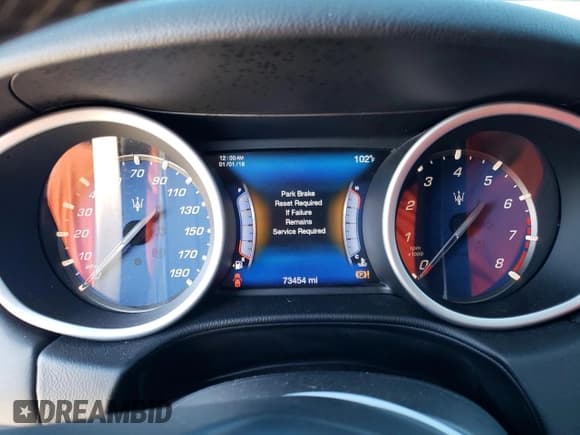 ✅ 2017 Maserati Ghibli • VIN: ZAM57XSS6H1249705 • Лот: 61602993. Опубликован ранее на Copart с пробегом 73 454 миль. Бесплатный доступ к архиву аукционных продаж из США и подробный отчёт об истории автомобиля на DreamBid. Изображение 9.