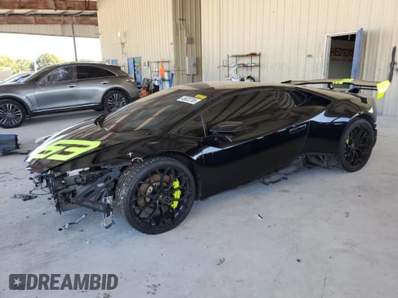 ✅ 2021 Lamborghini Huracan • VIN: ZHWUF5ZF0MLA15889 • Lot: 45633785. Listed on Copart with 58,037 mi. Free auction sales archive from the USA and detailed vehicle history report at DreamBid. Image 1.