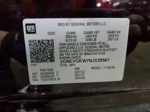 ✅ 2022 Chevrolet Traverse LT Cloth • VIN: 1GNEVGKW7NJ139567 • Lot: 52151325. Listed on Copart with Not provided. Free auction sales archive from the USA and detailed vehicle history report at DreamBid. Image 13.