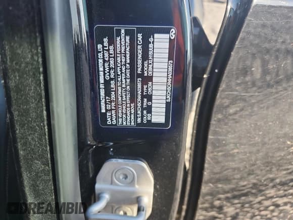 ✅ 2017 Infiniti QX30 Premium • VIN: SJKCH5CR4HA038573 • Lot: 84371025. Listed on Copart with 106,841 mi. Free auction sales archive from the USA and detailed vehicle history report at DreamBid. Image 12.