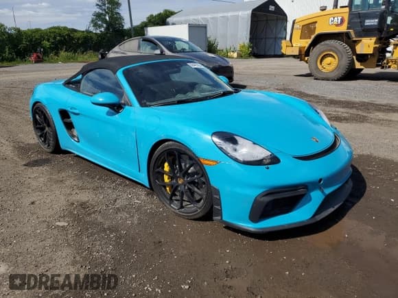 ✅ 2020 Porsche Boxster Spyder • VIN: WP0CC2A80LS240453 • Lot: 68495354. Listed on Copart with Not provided. Free auction sales archive from the USA and detailed vehicle history report at DreamBid. Image 4.