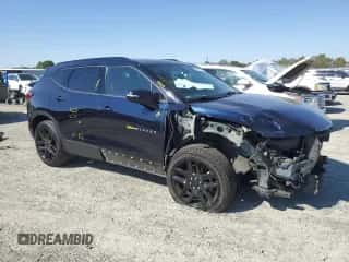 2020 Chevrolet Blazer LT with VIN 3GNKBHRS2LS673169, listed as a Copart auction lot 69064014 with 80,177 mi miles and Salvage title. Bid and sale history available at DreamBid. Image 4.