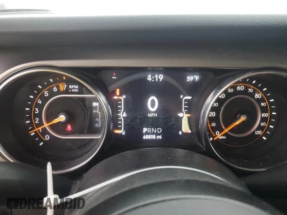 ✅ 2020 Jeep Wrangler Unlimited Sport • VIN: 1C4HJXDG1LW206543 • Lot: 55635105. Listed on Copart with 68,808 mi. Free auction sales archive from the USA and detailed vehicle history report at DreamBid. Image 9.