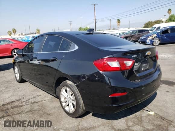 ✅ 2019 Chevrolet Cruze LT • VIN: 1G1BE5SM1K7145591 • Лот: 64606262. Размещён на Copart с пробегом 76 167 миль миль. Получите бесплатный доступ к архиву аукционных продаж из США и посмотрите подробный отчёт об истории автомобиля на DreamBid. Изображение 3.
