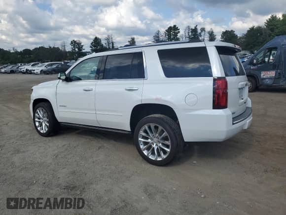 2019 Chevrolet Tahoe Premier z VIN 1GNSKCKJ4KR155263, wystawiony jako Copart lot #71058275 z przebiegiem 44 854 mil mil oraz Szkoda całkowita • Salvage title. Historia ofert i sprzedaży dostępna na DreamBid. Obrazek 2.