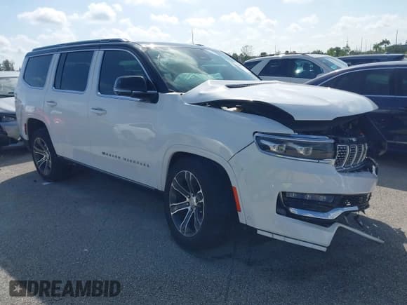 ✅ 2023 Jeep Grand Wagoneer • VIN: 1C4SJVEJ7PS570435 • Лот: 42289466. Опубликован ранее на IAAI с пробегом Не указан. Бесплатный доступ к архиву аукционных продаж из США и подробный отчёт об истории автомобиля на DreamBid. Изображение 1.