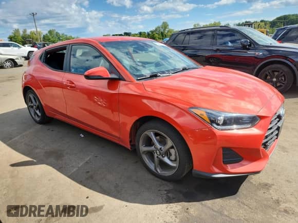 2020 Hyundai Veloster Premium с VIN KMHTG6AF3LU026874, выставлен на аукционе Copart как лот 70461165 с пробегом 40 844 миль миль и Списание • Salvage title. История ставок и продаж доступна на DreamBid. Изображение 4.