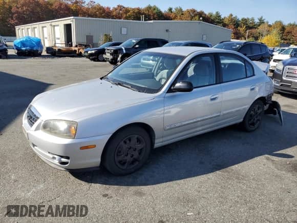 2004 Hyundai Elantra GLS z VIN KMHDN46DX4U768034, wystawiony jako Copart lot #76914334 z przebiegiem 73 957 mil mil oraz Szkoda całkowita • Salvage title. Historia ofert i sprzedaży dostępna na DreamBid. Obrazek 1.