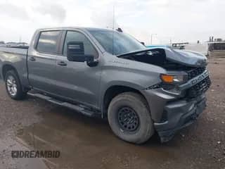 2021 Chevrolet Silverado 1500 Custom z VIN 1GCPWBEK6MZ286408, wystawiony jako IAAI lot #42739633 z przebiegiem 112 372 mil mil oraz . Historia ofert i sprzedaży dostępna na DreamBid. Obrazek 1.