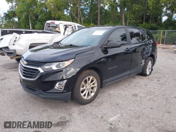 ✅ 2021 Chevrolet Equinox LS • VIN: 2GNAXHEV7M6124824 • Lot: 43579632. Listed on IAAI with 181,080 mi. Free auction sales archive from the USA and detailed vehicle history report at DreamBid. Image 2.