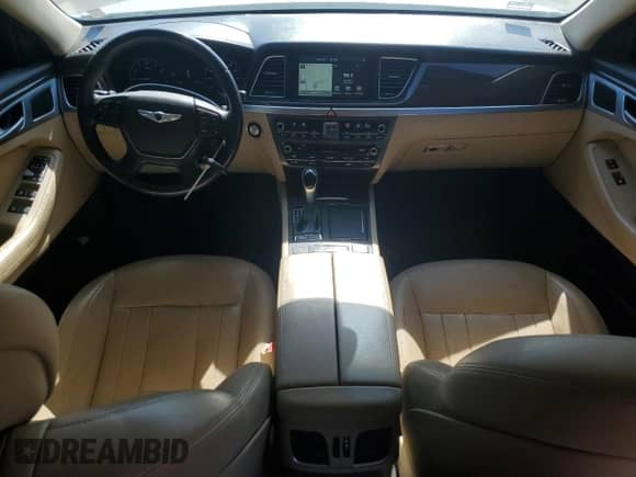 2015 Hyundai Genesis 3.8L with VIN KMHGN4JE2FU095515, listed as a Copart auction lot 78081044 with 110,296 mi miles and Salvage title. Bid and sale history available at DreamBid. Image 8.