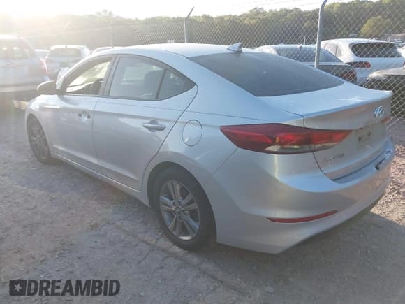 ✅ 2018 Hyundai Elantra SEL • VIN: KMHD84LF7JU613790 • Lot: 43313902. Listed on IAAI with Not provided. Free auction sales archive from the USA and detailed vehicle history report at DreamBid. Image 3.