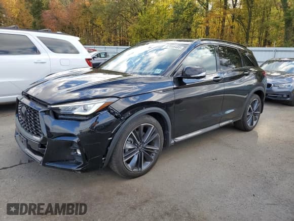 ✅ 2023 Infiniti QX50 Sport • VIN: 3PCAJ5FB2PF108008 • Lot: 87038485. Listed on Copart with 34,704 mi. Free auction sales archive from the USA and detailed vehicle history report at DreamBid. Image 1.