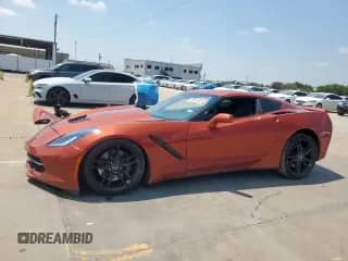2015 Chevrolet Corvette Z51 3LT с VIN 1G1YM2D73F5111320, выставлен на аукционе Copart как лот 67681535 с пробегом 81 067 миль миль и Списание • Salvage title. История ставок и продаж доступна на DreamBid. Изображение 1.