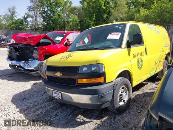 ✅ 2020 Chevrolet Express Cargo • VIN: 1GCZGGFG7L1244808 • Lot: 39556029. Listed on IAAI with 49,257 mi. Free auction sales archive from the USA and detailed vehicle history report at DreamBid. Image 2.
