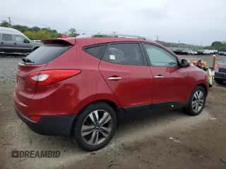 2015 Hyundai Tucson SE z VIN KM8JU3AG1FU065037, wystawiony jako Copart lot #71353064 z przebiegiem 159 677 mil mil oraz Szkoda całkowita • Salvage title. Historia ofert i sprzedaży dostępna na DreamBid. Obrazek 3.