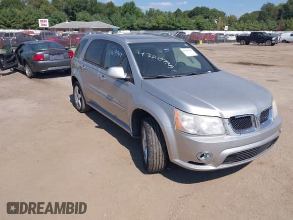 ✅ 2008 Pontiac Torrent GXP • VIN: 2CKDL637186071059 • Lot: 43207949. Listed on IAAI with Not provided. Free auction sales archive from the USA and detailed vehicle history report at DreamBid. Image 1.